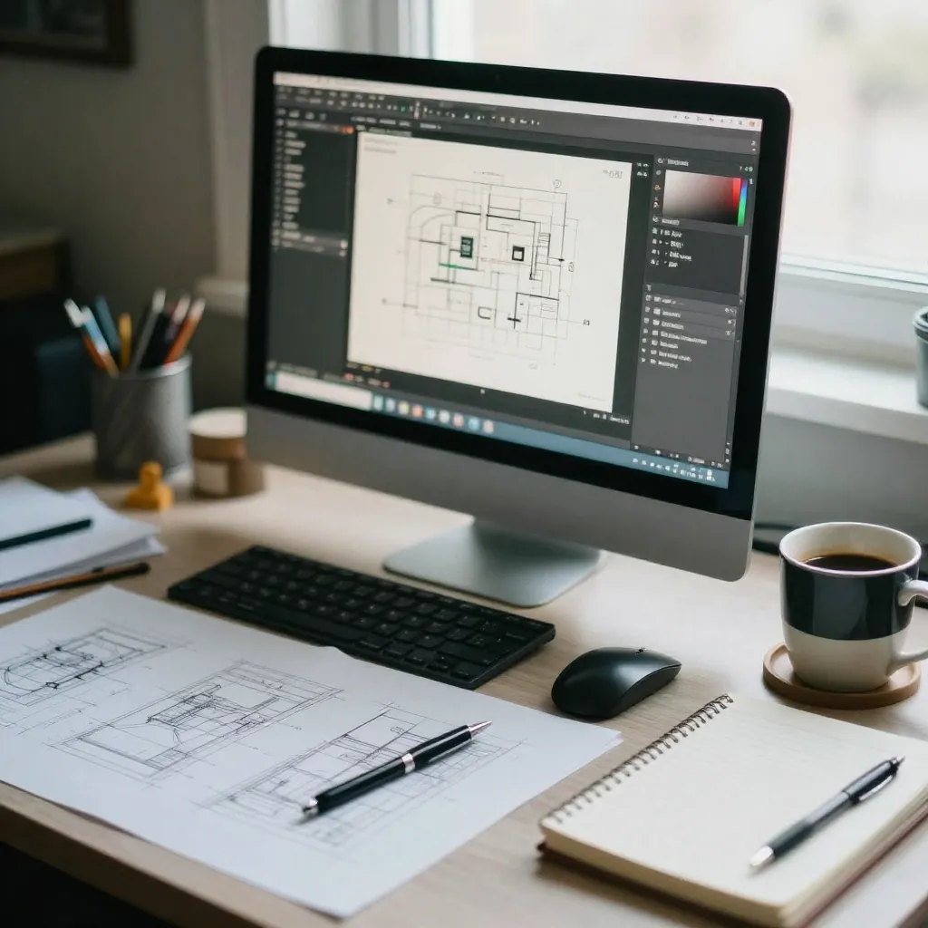 Magazine department page design