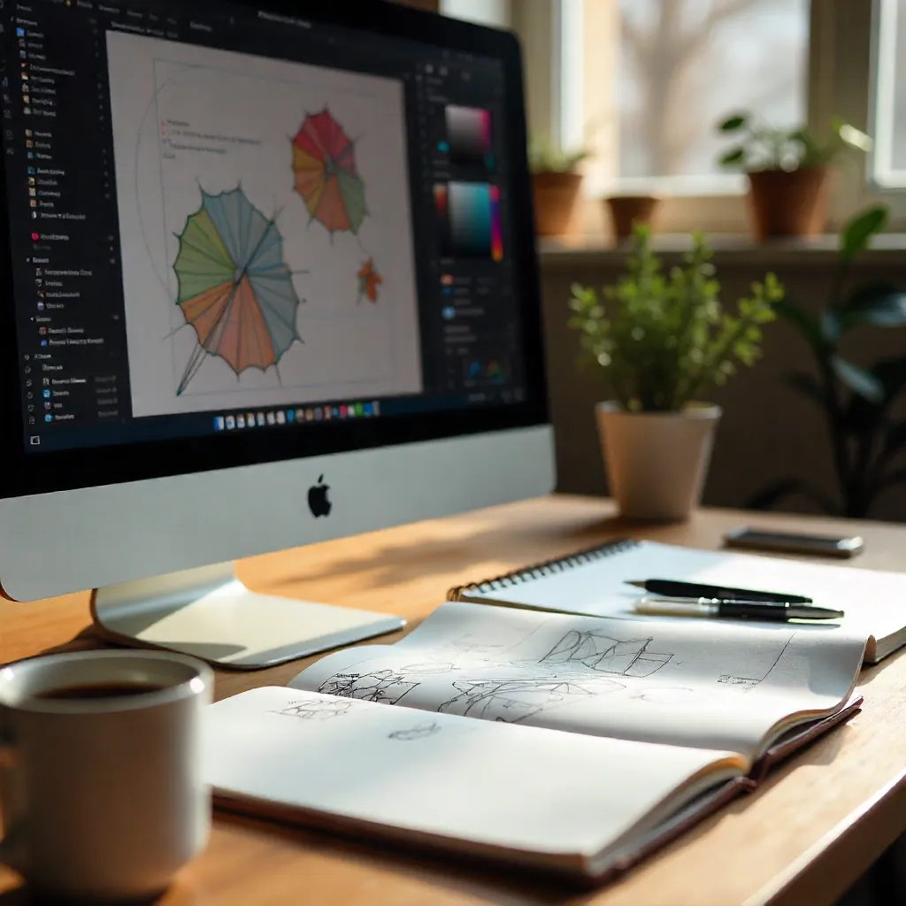 Content layout with Swiss grid system